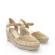 Platform espadrilles in Camel