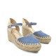 Platform espadrilles in Blue