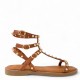 Flat Σανδάλια Gladiator με Τρούκς σε Κάμελ