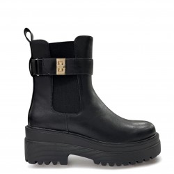 Black Chelsea Biker boots