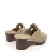 Clogs με επένδυση γούνας σε Μπέζ