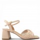 Γυναικεία Πέδιλα με Multi-Strap Λουράκια-Nude
