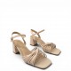 Γυναικεία Πέδιλα με Multi-Strap Λουράκια-Nude