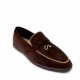 Γυναικεία Loafers με διακοσμητικό σε Καφέ