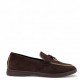 Γυναικεία Loafers με διακοσμητικό σε Καφέ
