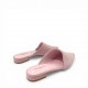 Γυναικεία Suede Mules με Μυτερή Μύτη και Χαμηλό Τακούνι – Dusty Pink