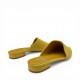 Γυναικεία Suede Mules με Μυτερή Μύτη και Χαμηλό Τακούνι – Κίτρινο