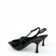 Open heel γόβες σε Μαύρο