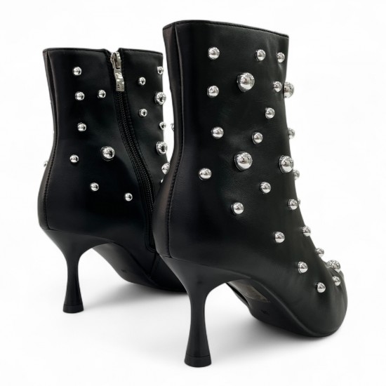 Μαύρα Ankle Boots με τρούκς