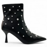 Μαύρα Ankle Boots με τρούκς