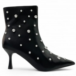 Μαύρα Ankle Boots με τρούκς