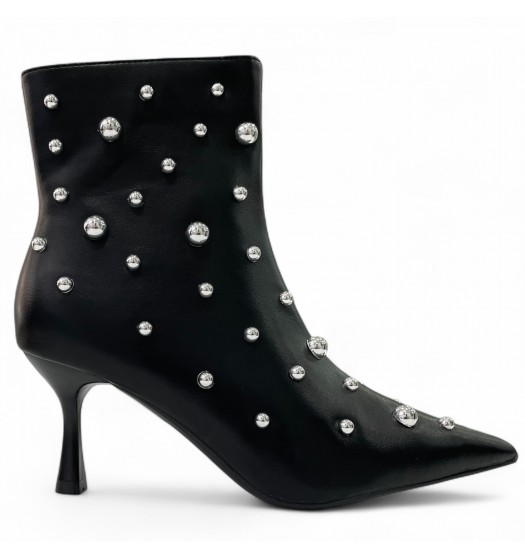 Μαύρα Ankle Boots με τρούκς