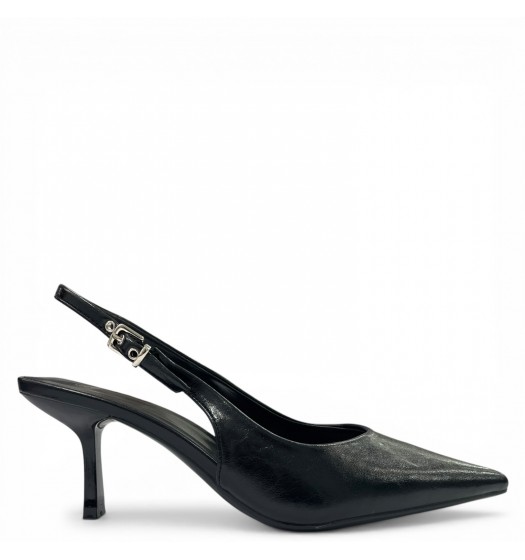 Slingback Γόβα με Pointed Toe - Μαύρο