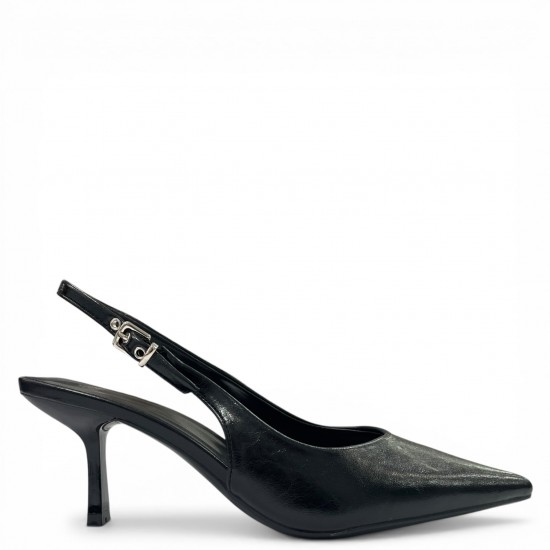 Slingback Γόβα με Pointed Toe - Μαύρο