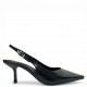 Slingback Γόβα με Pointed Toe - Μαύρο