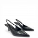Slingback Γόβα με Pointed Toe - Μαύρο