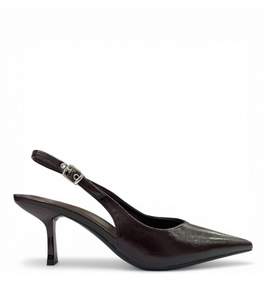 Slingback Γόβα με Pointed Toe - Καφέ