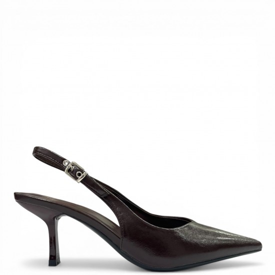 Slingback Γόβα με Pointed Toe - Καφέ