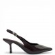 Slingback Γόβα με Pointed Toe - Καφέ